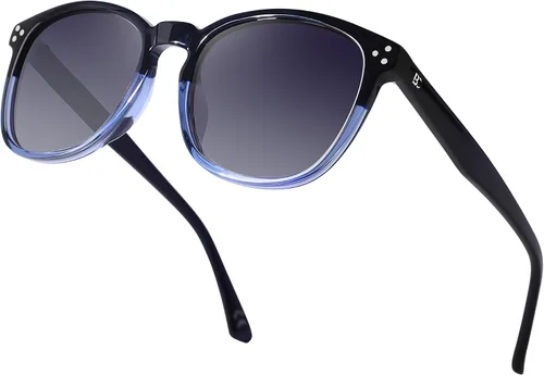 Miniatura 6 de Gafas de sol polarizadas para mujer con protección UV para mujer, a la moda, grandes sombras con marco de acetato BC2110
