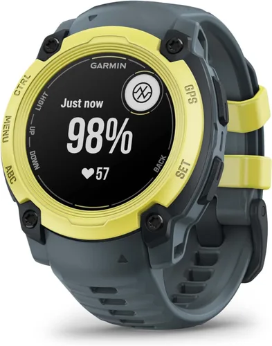 Miniatura 12 de Garmin Instinct® 3 – 45 mm, pantalla AMOLED, reloj inteligente GPS resistente para exteriores, linterna incorporada, colección Supernova Edición