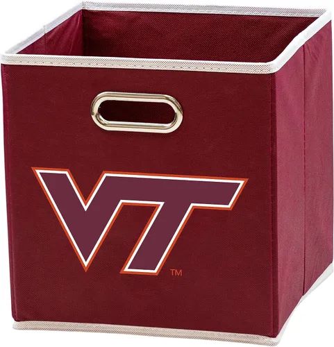 Miniatura 14 de Franklin Sports Cubos de almacenamiento de tela del equipo universitario de la NCAA hechos para adaptarse a organizadores de almacenamiento