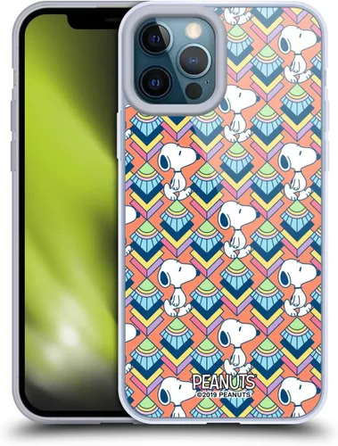 Miniatura 130 de Head Case Designs Snoopy Deco Dreams - Funda de gel suave con licencia oficial de Peanuts Blue Pattern compatible con Apple iPhone 7 Plus/iPhone 8
