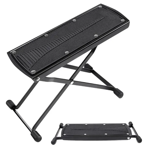 Subay Reposapiés para Pedicura, Soporte de Pie Ajustable en 6 Alturas para Pedicura, Soporte de Pedicura Plegable Antideslizante para Pedicuras