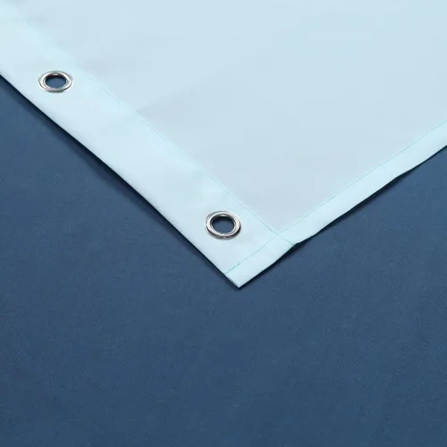Miniatura 69 de Cortinas de Ducha Negras, Cortinas de Ducha de Poliéster Impermeable con Rayas Horizontales Degradadas en Blanco y Negro Modernas para Baño, 72x72