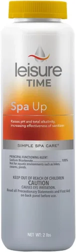 Leisure Time 22339A Spa Up, incrementador de pH para jacuzzis, previene la corrosión y el daño al equipo, compatible con varios desinfectantes, 2