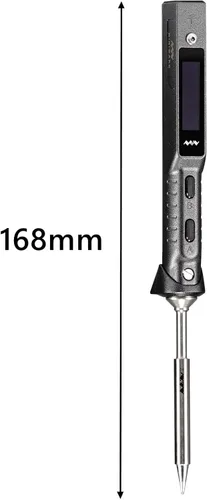 Miniatura 3 de Original TS101 Kit de Hierro de Soldar Eléctrico de Temperatura Ajustable Pantalla Digital Inteligente con Punta de Soldadura TS B2 Cable de Ts101 B2