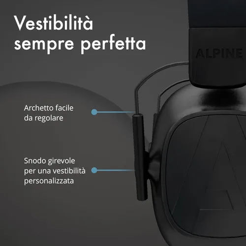 Miniatura 8 de Orejeras Alpine Defender para adultos para reducción de ruido - Auriculares premium de protección contra ruido para estudio, concentración, trabajo