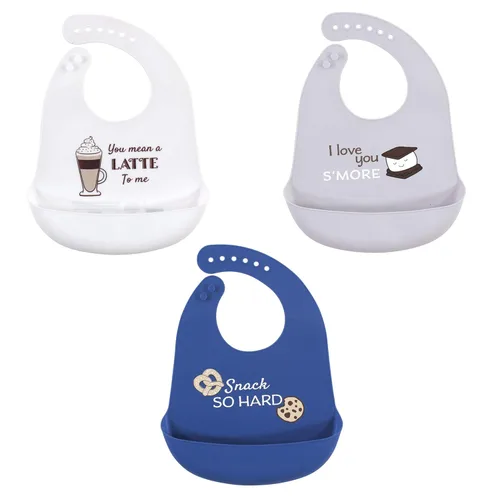Miniatura 7 de Baberos Hudson Baby de silicona unisex para bebé Mariscos