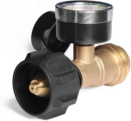Miniatura 4 de DOZYANT Indicador de nivel de tanque de propano Detector de fugas para tanque de propano de 5 a 40 libras con conexión tipo 1 (juego de 2)