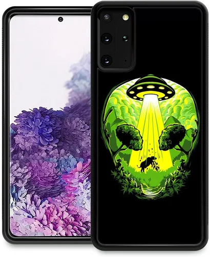 Miniatura 13 de ZHEGAILIAN Funda compatible con Samsung Galaxy S20 FE, diseño de esqueleto de encaje gótico victoriano, acrílico duro y TPU anti-caída