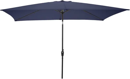 Miniatura 9 de Rectangular Patio Umbrella - 10ft Easy Crank Sun Shade with Push Button Tilt for Outdoor Furniture, Deck, Yard, or Pool by Pure Garden