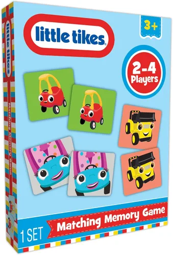 TCG Toys Little Tikes - Juego de cartas a juego de memoria - Con 72 piezas a todo color - Promueve y mejora la memoria y las habilidades de
