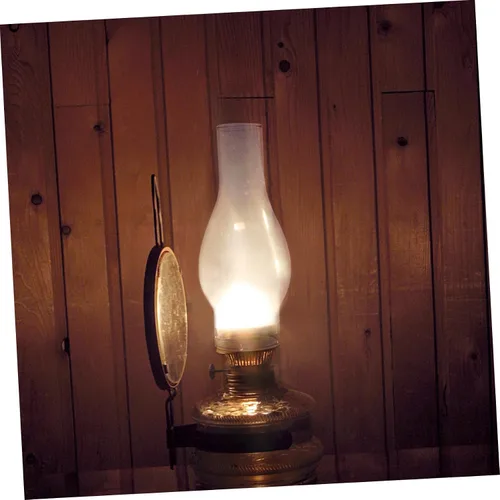 Miniatura 8 de DOITOOL Lámpara de cristal de queroseno para chimenea, 6.49 x 2.99 x 2.99 pulgadas, pantalla de repuesto para lámpara de aceite transparente
