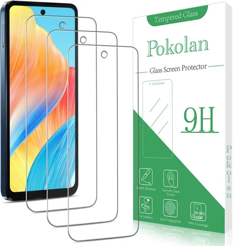 Miniatura 21 de Pokolan Paquete de 3 protectores de pantalla de privacidad para Motorola Moto G Power 5G 2025, película de vidrio templado privado anti espía
