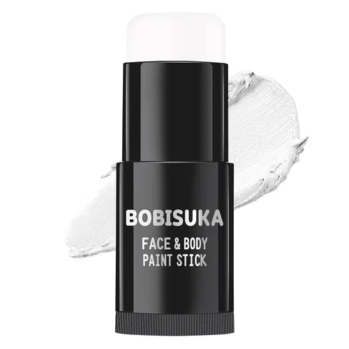 Miniatura 24 de BOBISUKA Palo de pintura facial dorada, impermeable, metálico, dorado, de cuerpo completo, kit de pintura mezclable para Halloween, maquillaje SFX