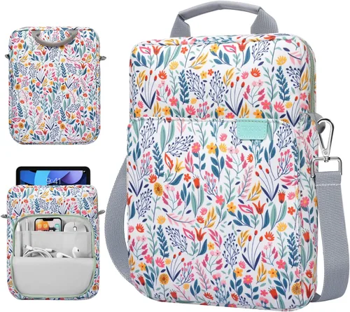 Miniatura 17 de TiMOVO - Funda para tablet de 9-11 pulgadas con correa para el hombro para iPad 11 pulgadas A16 2025, iPad 10.ª generación 10.9"/10.2", Galaxy Tab