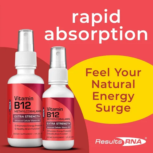 Miniatura 2 de Results RNA - Vitamina celular avanzada B12 metilcobalamina apoya la salud del corazón, buen estado de ánimo, energía y función cerebral. Disfruta