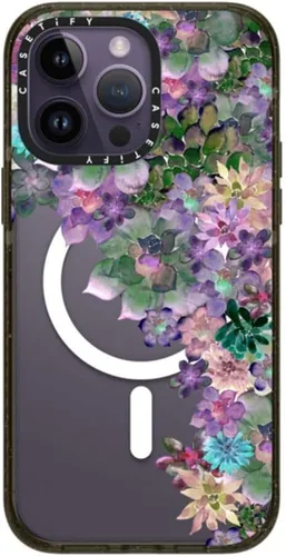 Miniatura 154 de CASETiFY Impact - Funda para iPhone 13 [protección contra caídas de 6.6 pies/compatible con Magsafe] Black Kingsnake, color negro transparente