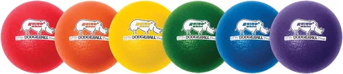 Miniatura 2 de Champion Sports Rhino Skin Dodgeballs: juego básico de 6 pulgadas para niños + juego de 8 pulgadas para niños mayores y adultos