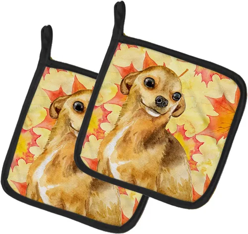 Miniatura 89 de Caroline's Treasures BB9655PTHD - Juego de soportes para ollas de cocina resistentes al calor, almohadillas calientes para horno, 7 1/2 x 7 1/2