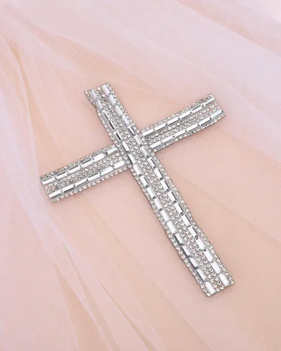 Miniatura 6 de Mantveil Velos de novia cruzados longitud de hombro blanco velo corto de 2 niveles con peine accesorios para el cabello para mujeres y niñas