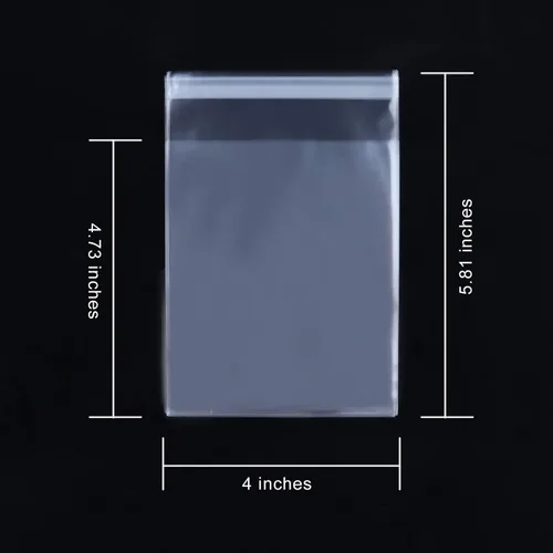 Miniatura 3 de NEOACT 400 bolsas de celofán resellables transparentes de 4 x 4.73 pulgadas, buenas para panadería, velas, jabón, bolsas de polietileno para galletas