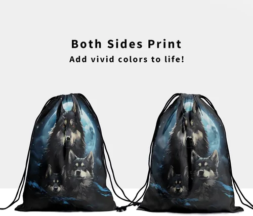 Miniatura 94 de Bolsa de agarre de gimnasia de piel de animal, bolsa de gimnasia con cordón ajustable, bolsa de cuerda para fauna silvestre, Mariposas Galaxy