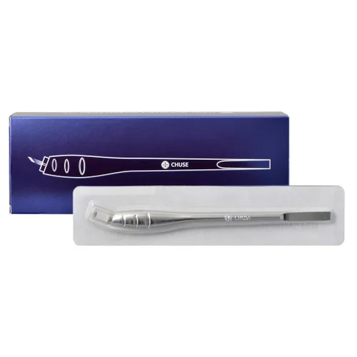 Miniatura 5 de CHUSE M66 Microblading - Herramientas desechables – Paquete de 5 piezas de 16 bolígrafos de microblading en forma de U de 0.010 in – Suministros