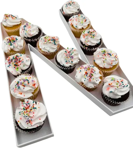Miniatura 37 de 12" o GRANDE 16" - Cajas de número rellenables de plástico reutilizables de alta calidad para embutidos, cajas de cartas para fiesta de cumpleaños