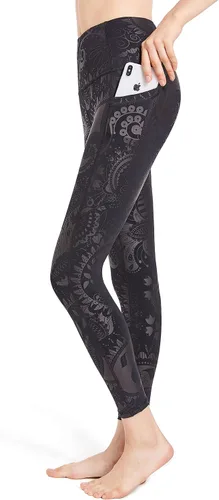 Miniatura 2 de DOVPOD - Leggings de yoga con estampado de cintura alta para mujer