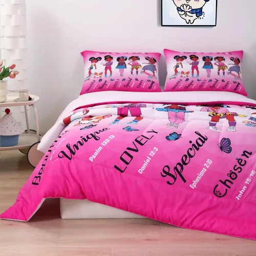 Miniatura 4 de Juego de edredón GRAT TIOC Black Girl Magic para niñas adolescentes y niños pequeños, tamaño queen, juego de ropa de cama para niña, juego