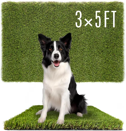 Miniatura 20 de Sunturf Hierba falsa para que los perros orinen, césped artificial para perros, almohadillas para orina de perro, extra grandes, tapetes de césped