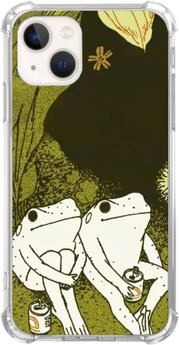 Miniatura 70 de Funda de colágeno de periódico retro para iPhone 13 Pro Max, patrón de papeles viejos estético, funda única de TPU de moda compatible con iPhone 13