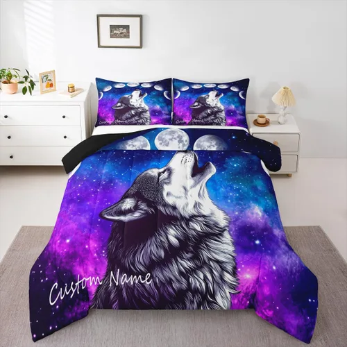 Miniatura 22 de Juego de ropa de cama personalizado con lentejuelas negras y doradas, tamaño individual, edredón de corazón dorado con purpurina para mujeres