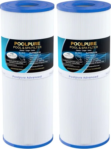 POOLPURE Filtro de bañera de hidromasaje PLFPRB25-IN reemplazar a Unicel C-4326, Guardian 413-106, Filbur FC-2375, FC-2370, 3005845, 17-2327,