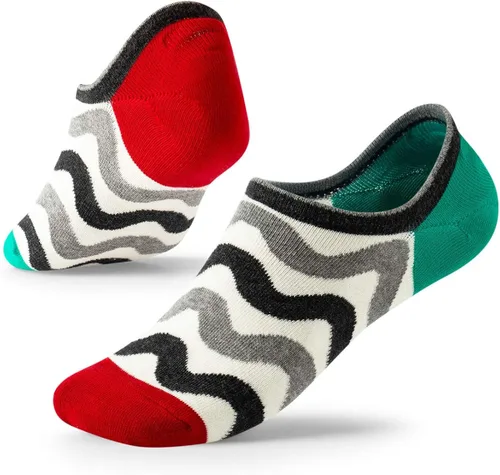 Miniatura 8 de SEESILY Calcetines invisibles para hombres y mujeres, corte bajo con agarre antideslizante, calcetines invisibles para zapatos Oxford, talla 7-12, 5