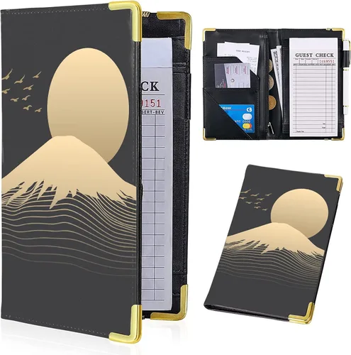 Miniatura 15 de Organizador de Libros de Servidor con Frases Positivas, Libros de Servidor Horizontales para Meseras, Organizador de Personal de Restaurante