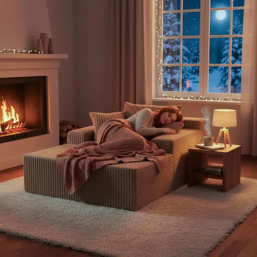 Miniatura 3 de Sytopia - Silla reposera con reposabrazos, sofá cama extragrande con 3 almohadas, cómodo sofá sin huesos, silla de lectura para dormir para sala