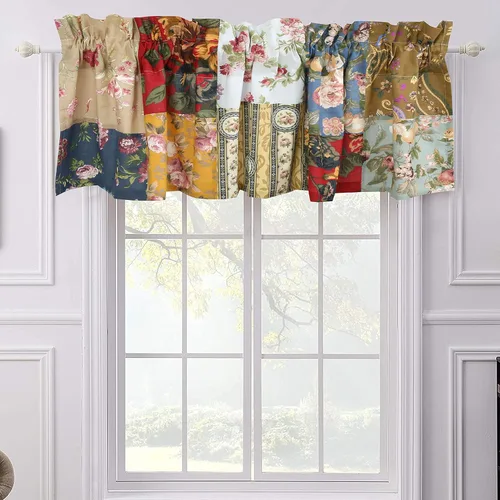 Miniatura 29 de Cozy Line Home Fashions - Juego de ropa de cama reversible de 100% algodón con patchwork real cosido a mano, color mostaza amarilla, estilo granja