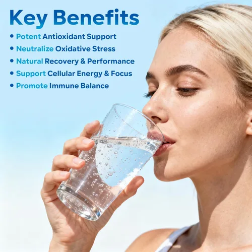 Miniatura 4 de Tabletas de agua de hidrógeno - Tableta de hidrógeno molecular de 16 PPM - 200 mg de magnesio - Tabletas de hidrógeno de disolución rápida para agua