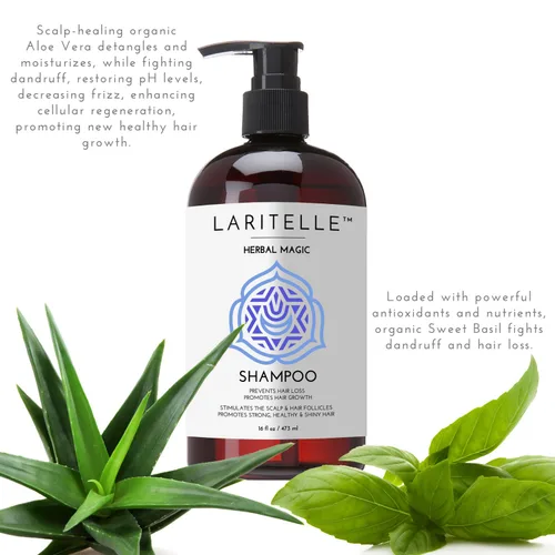 Miniatura 8 de Laritelle Cuidado orgánico del cabello, Champú Champú 17.5 onzas
