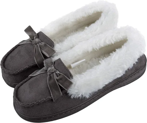 Miniatura 5 de Jessica Simpson Mocasín de microgamuza para interiores y exteriores para niña