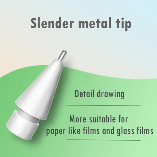 Miniatura 5 de SIXFU Sturdy Long Metal Tips Compatible with Apple Pencil Tip, Durable Tips Compatible with Apple Pencil Pro/USB-C/ 1st/ 2nd Generation, Accessories