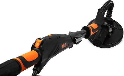 Miniatura 8 de WEN DW5084 Lijadora de paneles de yeso de doble cabezal de velocidad variable 2 en 1 de 5 amperios con manguera de polvo de 15 pies, color negro