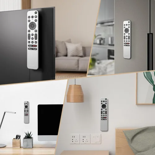 Miniatura 6 de Paquete de 6 Soportes Magnéticos para Control Remoto de Montaje en Pared, Organizador de Control Remoto de TV Conveniente y Elegante