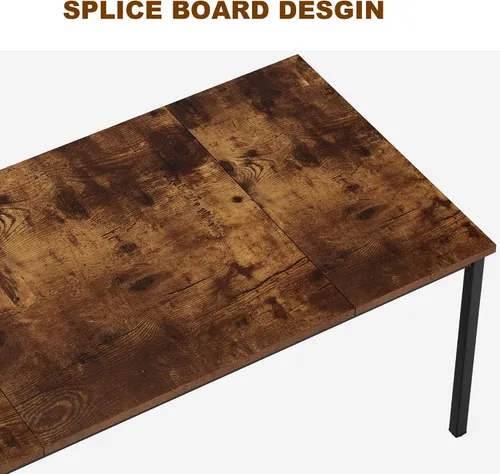 Miniatura 8 de sogesfurniture Escritorio de oficina de 71 pulgadas, escritorio para videojuegos, mesa de computadora, estación de trabajo de escritura resistente