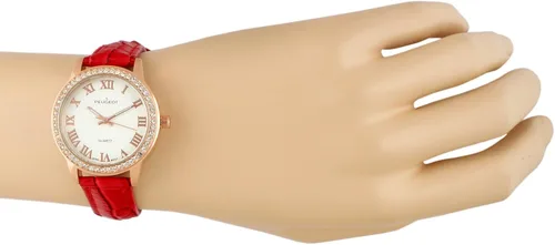 Miniatura 6 de Peugeot Reloj de vestir de piel con números romanos de metal para mujer