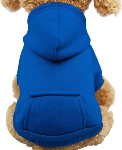 Miniatura 23 de Jecikelon Sudadera con capucha para perro de invierno con bolsillos, ropa cálida para perros pequeños, abrigo de chihuahua, ropa de cachorro y gato