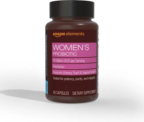 Miniatura 5 de Amazon Elements - Probiótico para mujeres, 50 mil millones de UFC, mezcla de 7 cepas, apoya la salud urinaria y vaginal, 30 cápsulas