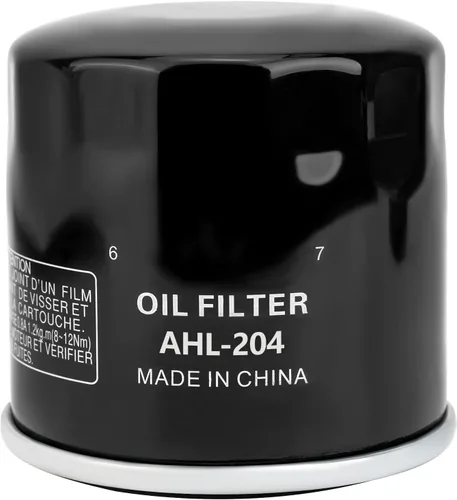 AHL Filtro de aceite 204 15410-MCJ-003 15410-MCJ-505 compatible con Honda VT750C SHADOW 750 2008 2011 / VT750 C VT750C SHADOW AERO 745 2004-2009