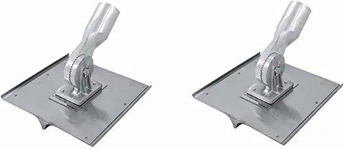 Kraft Tool Co. CC025 - Ranuradora de acero inoxidable de 8 pulgadas x 8 pulgadas con radio de 3/8 pulgadas de profundidad de 1/2 pulgada con toma de
