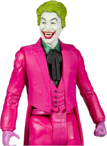 Miniatura 3 de McFarlane Toys TM15032 DC Retro 6 pulgadas WV1-Batman 66-El Joker, multicolor